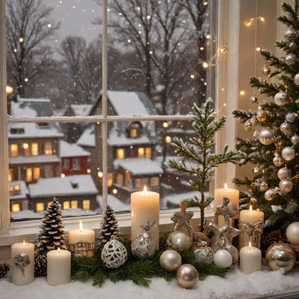 Jak ozdobić parapet na święta?