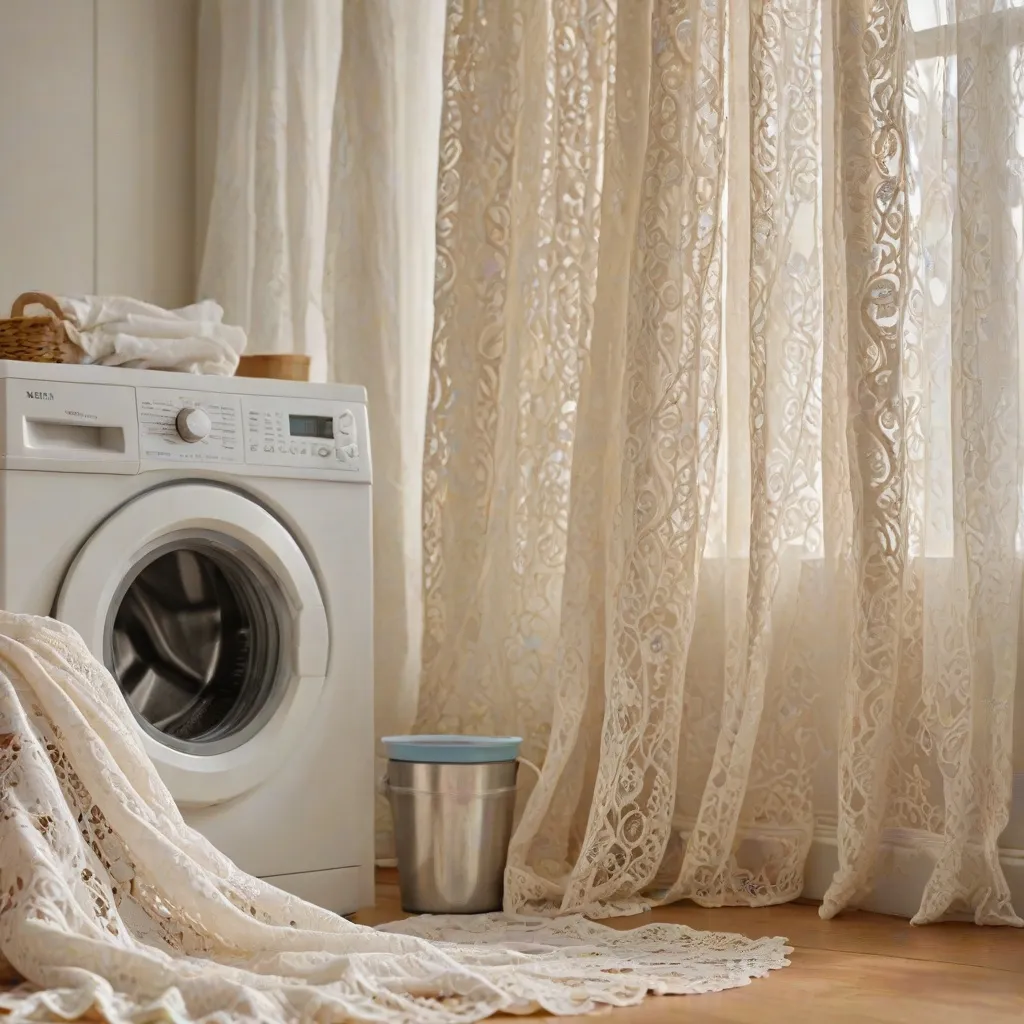 Jak wybielić firanki w pralce?
